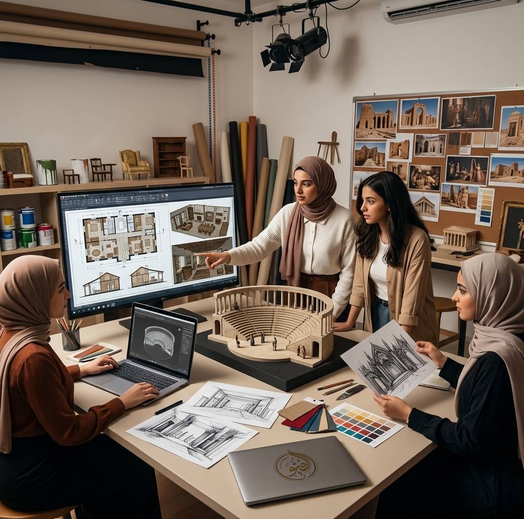 برنامج الديكور وتقنيات العرض